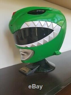 Green Power Ranger Cosplay Helmet USED