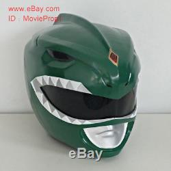 Green Power Ranger Helmet Headwear Halloween Costume cosplay Props