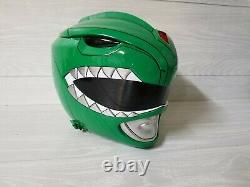 Green Power Ranger Helmet Mighty Morphin Cosplay Mask Costume (Aniki Cosplay)