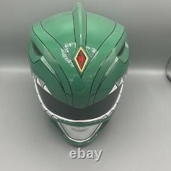 Green Power Ranger Helmet Mighty Morphin Cosplay Mask Costume (Aniki Cosplay)