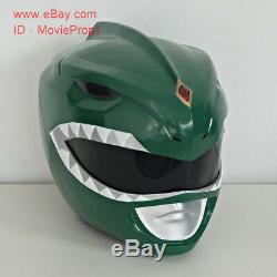 Green Power Ranger Helmet Mighty Morphin Halloween Costume cosplays Props masks