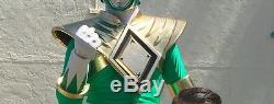 Green Power Ranger Shield Costume no armbands shield only! Cosplay Jtoku Style