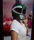 Green Power Rangers Helmet Mighty Morphin Costume Hero Tv Adult Cosplay Fancy 1