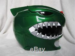 Green Ranger Bat the Sun Helmet 11 prop cosplay power rangers legacy dragonzord