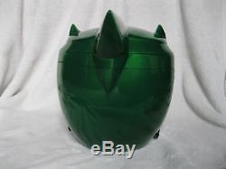 Green Ranger Bat the Sun Helmet 11 prop cosplay power rangers legacy dragonzord