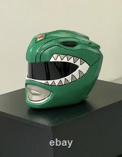 Green Ranger Helmet Mighty Morphin Power Rangers Cosplay Wearable Costume