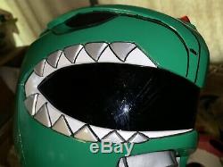 Green Ranger helmet Power Rangers MMPR Mighty Morphin Cosplay