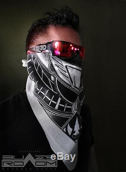 Green White Drakkon Ranger bandana mask Power slayer cosplay MMA gym