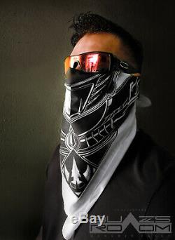 Green White Drakkon Ranger bandana mask Power slayer cosplay MMA gym
