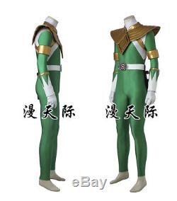 Halloween Cosplay Power Rangers Tommy Costume Jumpsuits Accessories Suit Gifts