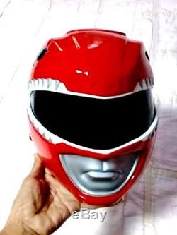 Helmet Red Power Rangers Hero Adult TV Show Mighty Morphin Cosplay Costume Hot
