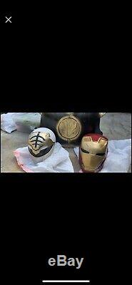 Helmets cosplay power ranger and iron man