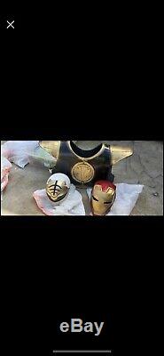 Helmets cosplay power ranger and iron man