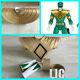 Hot Power Green Ranger Dragon Shield with Two Bands Hand Armor Cosplay Prop