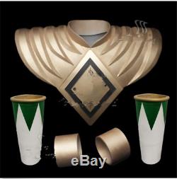 Hot Power Green Ranger Dragon Shield with Two Bands Hand Armor Cosplay Prop