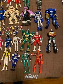 Huge Mixed Lot Of Vintage Power Rangers 1993 Weapons Zords Mini Cosplay