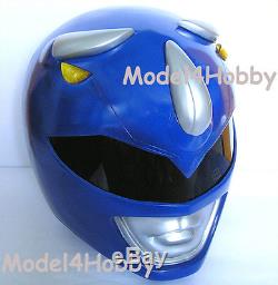 Inside Clip-Lock! Cosplay! Mighty Morphin Power Rangers BLUE 1/1 Scale Helmet