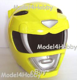 Inside Clip-Lock! Cosplay! Mighty Morphin Power Rangers YELLOW 1/1 Scale Helmet