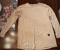 Khaki Long Sleeved Athletic Casual Thin Shirt (SEND ANY OFFER YOU WANT?)