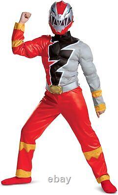 Kids Power Rangers Dino Fury Red Ranger Costume Large (10-12)