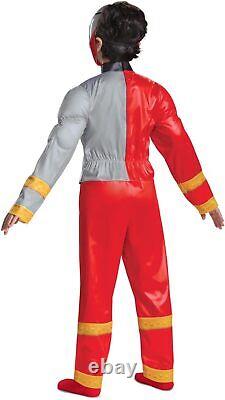 Kids Power Rangers Dino Fury Red Ranger Costume Large (10-12)