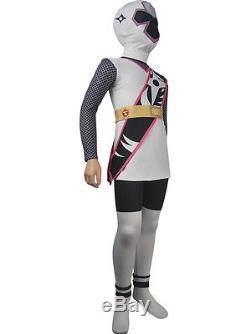 Kids Power Rangers Ninja Steel cosplay Hayley Foster halloween costume white toy