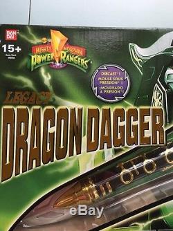 LEGACY DRAGON DAGGER Mighty Morphin Power Rangers Green Ranger MMPR Cosplay NEW