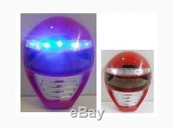 LIGHT UP POWER RANGERS MASK Unique Kids Dress Up Role Play Cosplay Costume Pre
