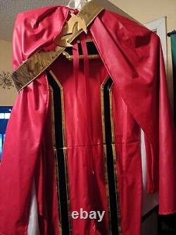 Large Power rangers mystic force cosplay (Suit, Cape, Belt, Rubber Shoulder)