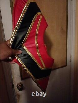 Large Power rangers mystic force cosplay (Suit, Cape, Belt, Rubber Shoulder)