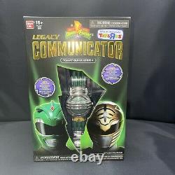 Legacy Communicator Power Rangers Tommy Oliver Edition Green White Cosplay