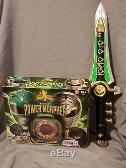Legacy Dragon Dagger and Green Power Morpher Power Rangers Tommy Cosplay Set