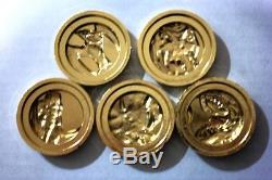 Legacy Power Coins Dino Ranger Set of 5 2013 Morpher Only Cosplay Prop