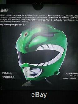 Legacy Power Rangers Green Ranger Helmet Like New Great Condition Cos-play MMPR