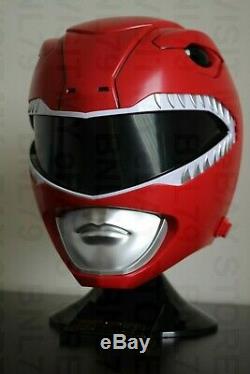 Legacy RED RANGER HELMET Mighty Morphin Power Rangers Cosplay 11 scale COMPLETE