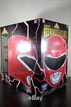 Legacy RED RANGER HELMET Power Rangers Cosplay Replica 11 scale MMPR NICE BOX