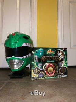 Legacy power rangers mighty green ranger helmet cosplay or display