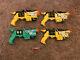 Lot Of 4 Power Rangers Deluxe Dino Charge Morpher Cosplay Gun with Trex Charger