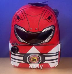 Loungefly Power Rangers Red Cosplay Mini Backpack NWT