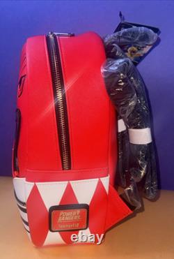 Loungefly Power Rangers Red Cosplay Mini Backpack NWT