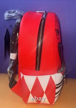 Loungefly Power Rangers Red Cosplay Mini Backpack NWT