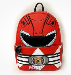 Loungefly Red Power Ranger Cosplay Mini Backpack