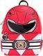 Loungefly Red Power Ranger Cosplay Mini Backpack