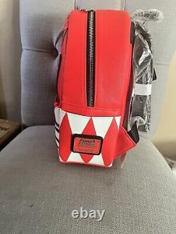 Loungefly Red Power Ranger Cosplay Mini Backpack