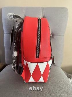 Loungefly Red Power Ranger Cosplay Mini Backpack