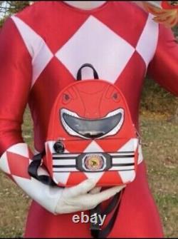 Loungefly Red Power Ranger Cosplay Mini Backpack