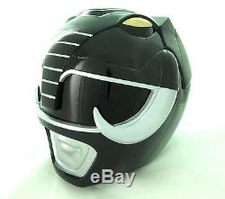 Mighty Morphin Black Power Rangers Costume Helmet Cosplay Prop Mmpr