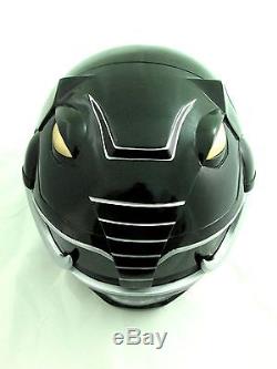 Mighty Morphin Black Power Rangers Costume Helmet Cosplay Prop Mmpr