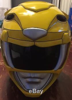 Mighty Morphin Power Rangers Yellow Cosplay Helmet