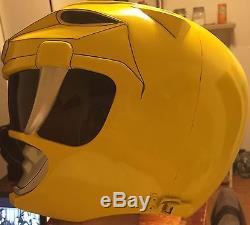 Mighty Morphin Power Rangers Yellow Cosplay Helmet